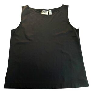 Chico's Design Women's Black Sleeveless Classic Top Polyamide/Spandex, Size 0